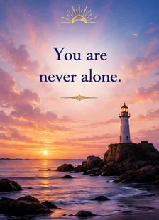 Card reading: You are never alone.