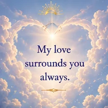 Card reading: My love surrounds you always.